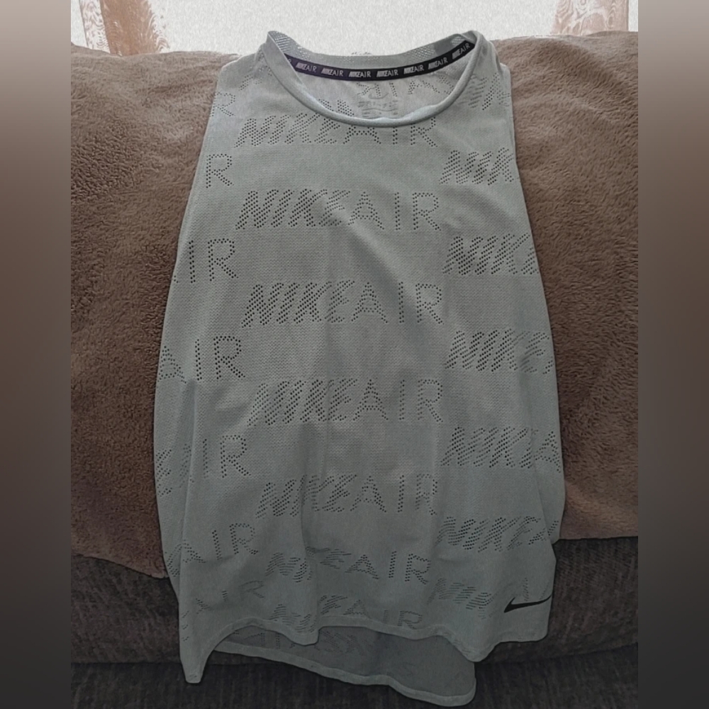 Nike Air Light blue muscle tank